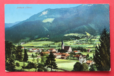AK Jenbach / 1915 / Ortsansicht / Bauernhof / Tirol